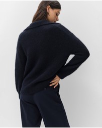 UNISON - Lofty Collared Knit