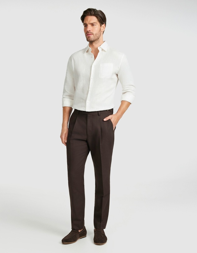 Tarocash - Bayfield Pleat Linen Pant