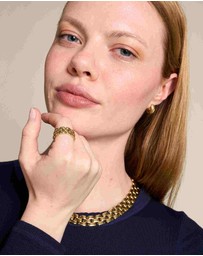 Fossil - Arden Gold Tone Ring