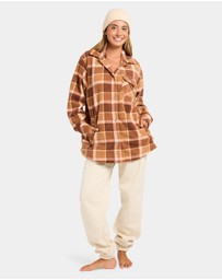 Quiksilver - Womens Camp Queen Polar Fleece Long Sleeve Shirt