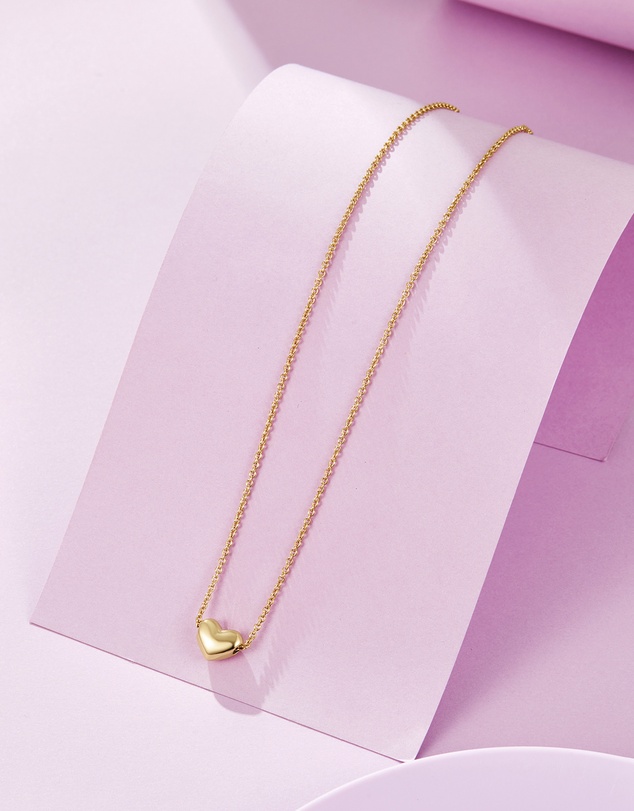 Mestige Kids - Big Love Necklace - 18K Gold Plated