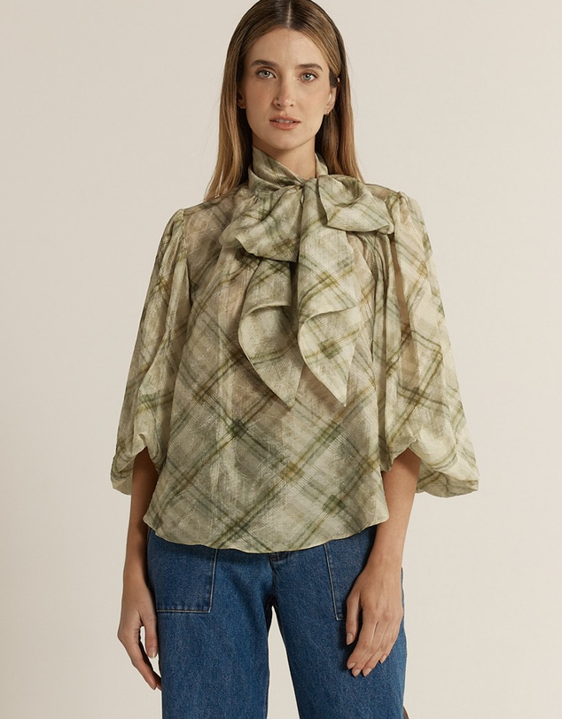 Fate + Becker - Eve Pussybow Blouse
