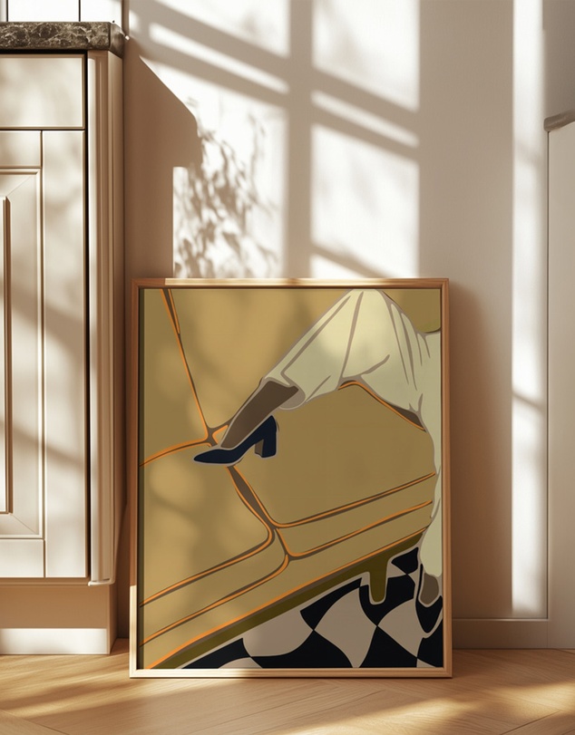 Olive et Oriel - KH Studio - Lucy by Karla Hyman Art Print