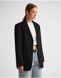 Oxford - Jordan Wool Blend Oversized Blazer