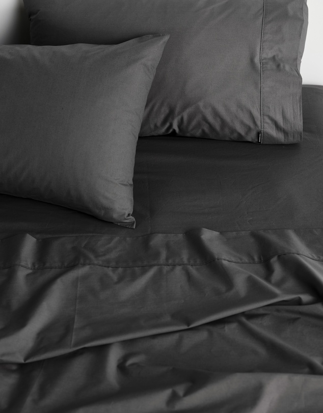 Linen House - Vienna 300TC Cotton Percale 50cm Fitted Sheet