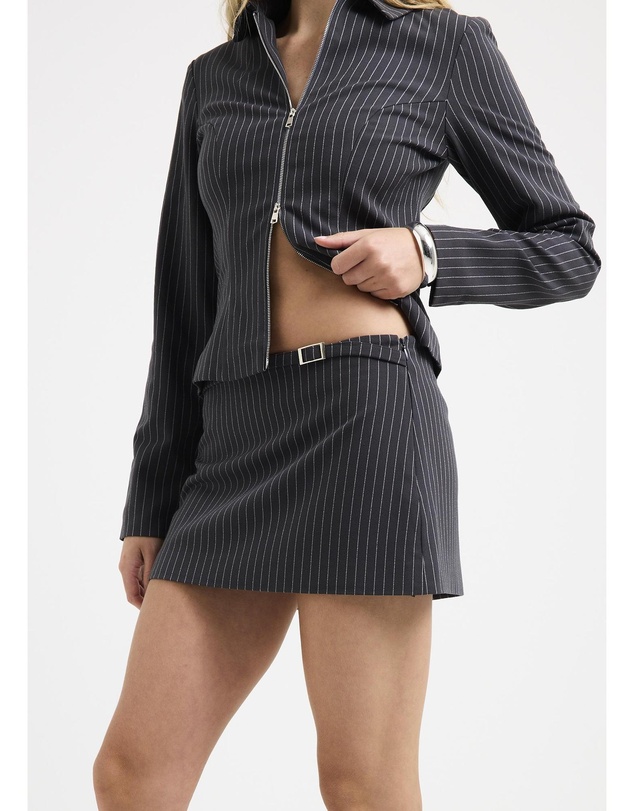 Alice In The Eve - Anna Pinstripe Mini Skirt