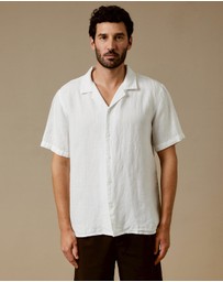 AERE - Linen Camp Collar Shirt