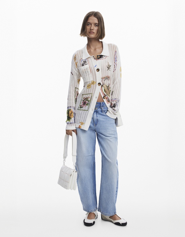 Desigual - Stamp cardigan