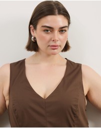 Atmos&Here Curvy - Daisy Sleeveless Midi Dress
