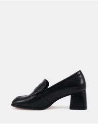 Wittner - Kylie Leather Heeled Loafers