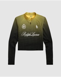 Polo Ralph Lauren - Graphic Cropped Quarter-Zip