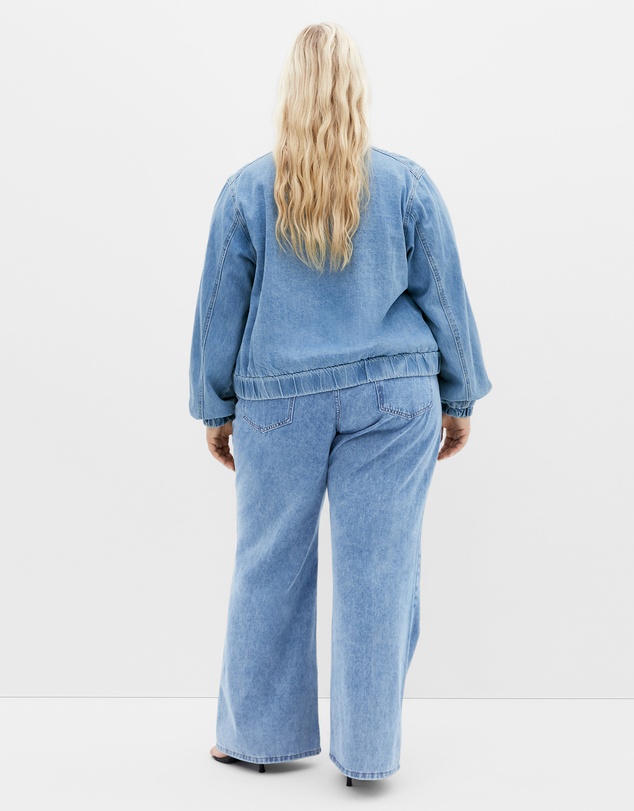 City Chic - Bria Denim Jacket - light wash