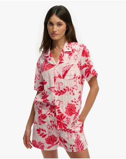 Superdry - Beach Printed Short Sleeve Shirt