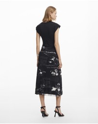 Desigual - Midi dress with text