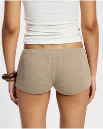 Jaded London - Button Knit Mini Shorts