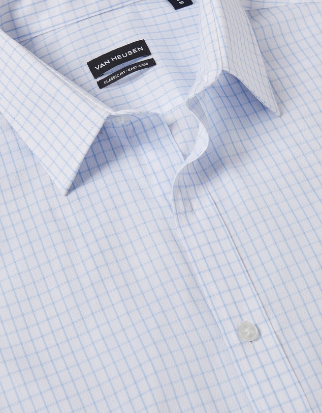 Van Heusen - Windowpane Poplin Shirt
