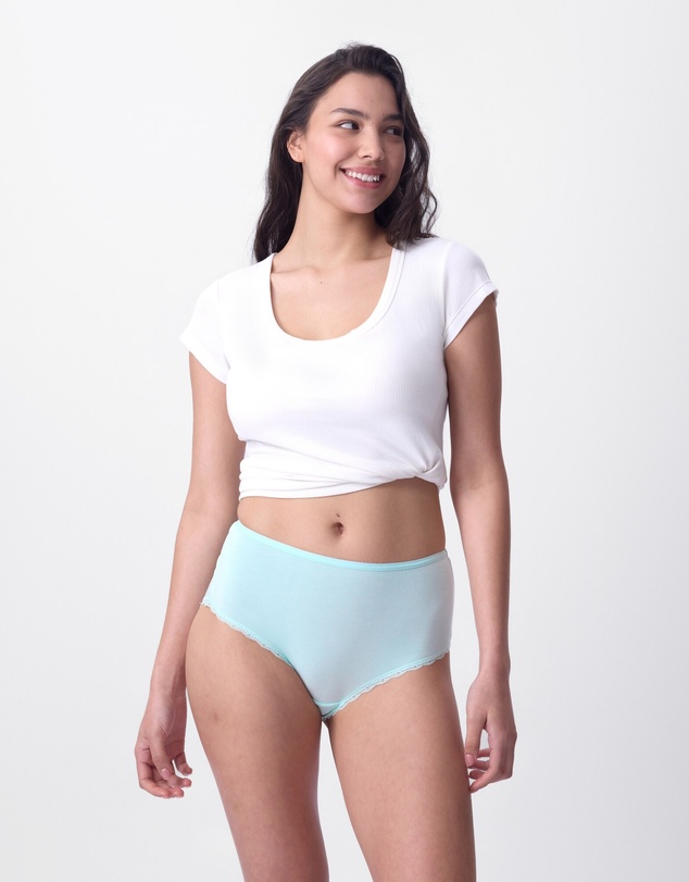 Bras N Things - Emmi Full Brief - Mint Green