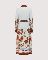SMWR. by The Somewhere Co - Moon Court Long Sleeve Maxi Shirt Dress