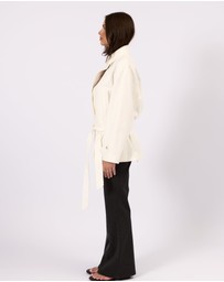Style Addict - Belted Trench Jacket
