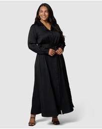 Something 4 Olivia - Lesley Satin Maxi Dress
