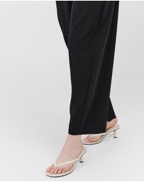 St. Agni - Woven Thong Heels