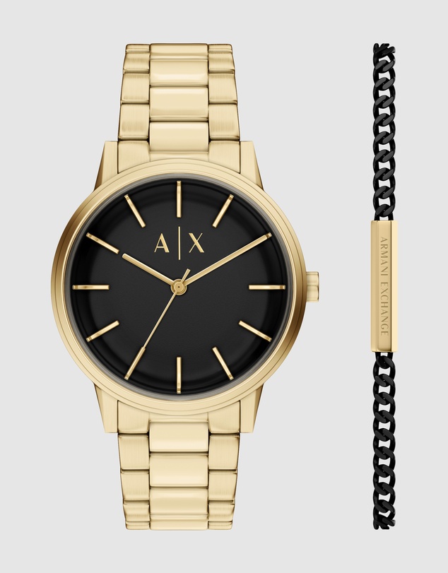 Armani Exchange - Gold Tone Analogue Watch