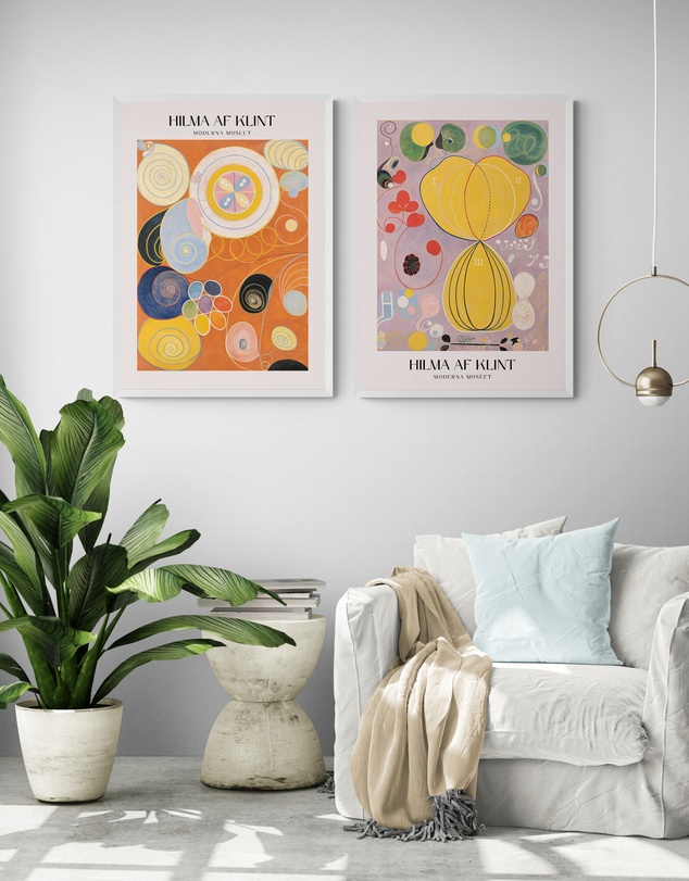 Inka Arthouse - Hilma af Klint Set of 2 Art Prints