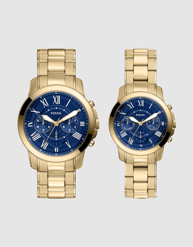Fossil - Grant Gold Tone Chronograph Watch