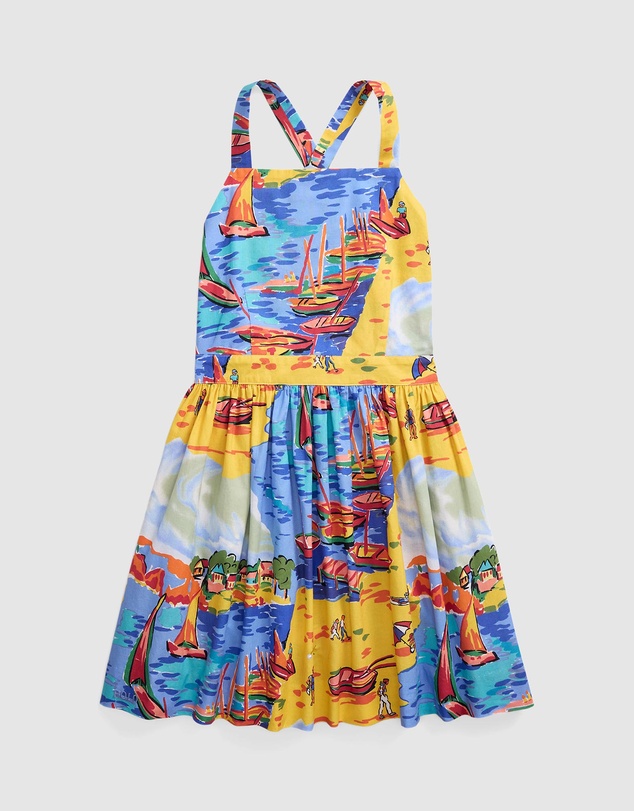 Polo Ralph Lauren - Riviera Print Cotton Dress - Teens