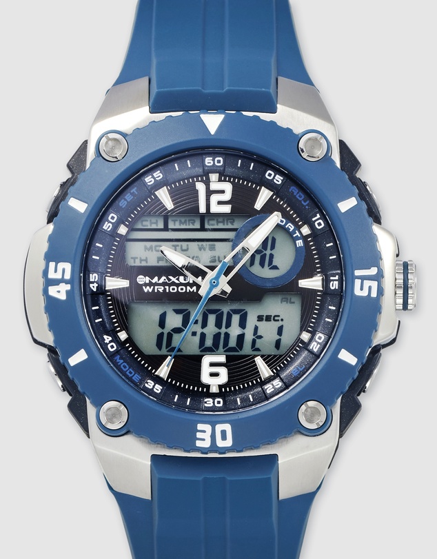 Maxum - Maverick Blue Ana Digi Watch