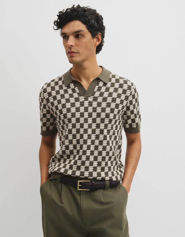 Country Road - Australian Cotton Silk Jacquard Trophy Polo