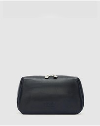 Republic of Florence - The Otto Blue Leather Dopp Kit