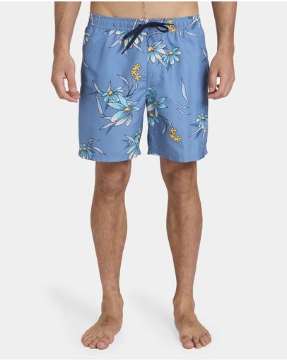CHINA BLUE DUSTY FLORAL
