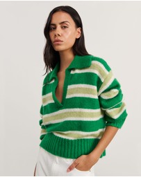 Jag - Lily Collared Knit