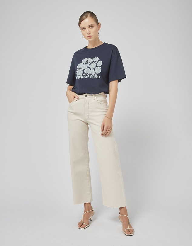 DRICOPER DENIM - Amy Navy Printed Tee