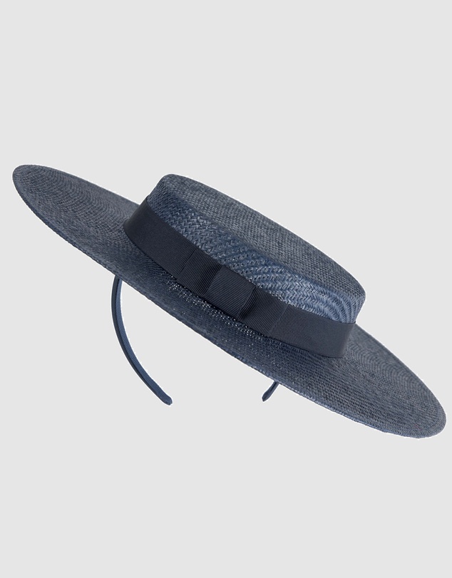 Max Alexander - Navy Boater Hat