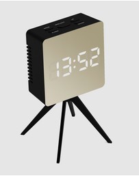 Newgate - Newgate Space Hotel Droid Led Alarm Clock Black