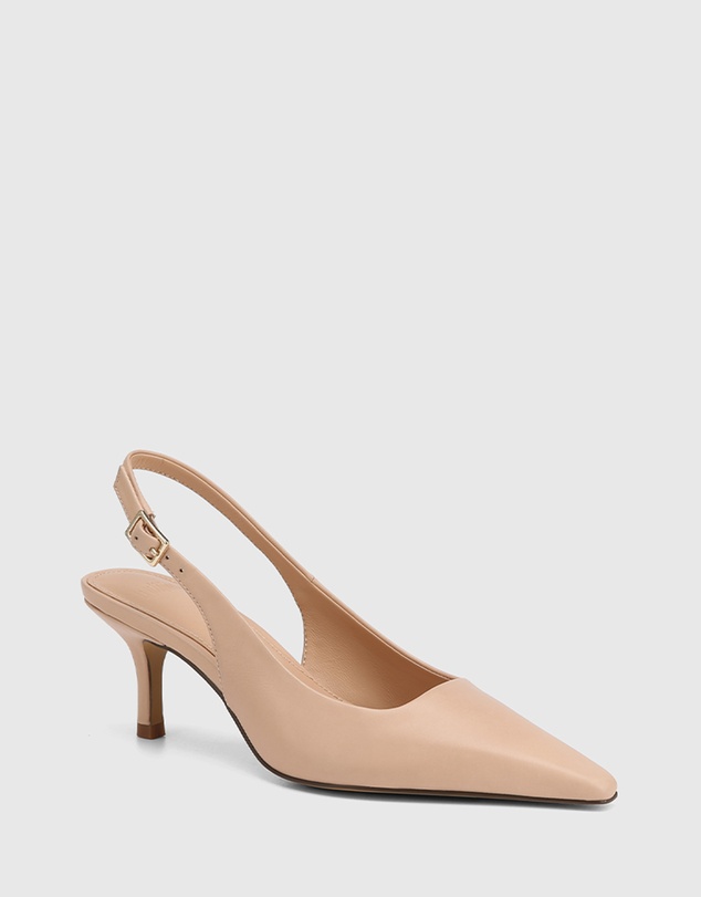 Wittner - Mella Leather Slingbacks