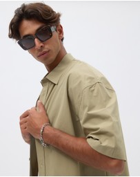 AERE - Gatz Cotton Poplin Shirt