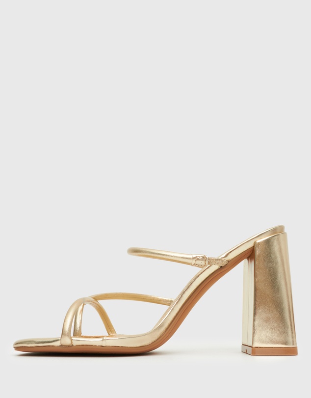 Betts - Shaq High Block Heel Mules