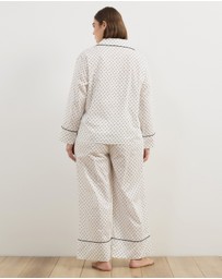 Atmos&Here Curvy - Riley Polka Dot Cotton PJ Set