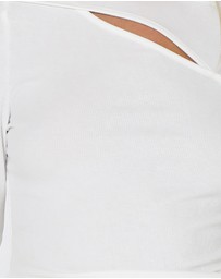 Lost in Lunar  - Poppy Ribbed Top