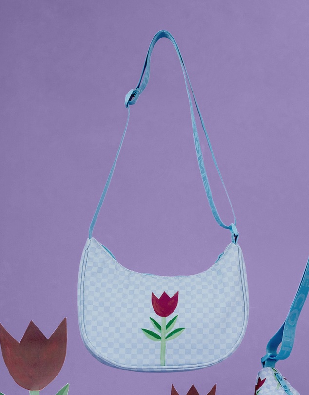The Somewhere Co - Buy Myself Flowers Small Crescent Bag