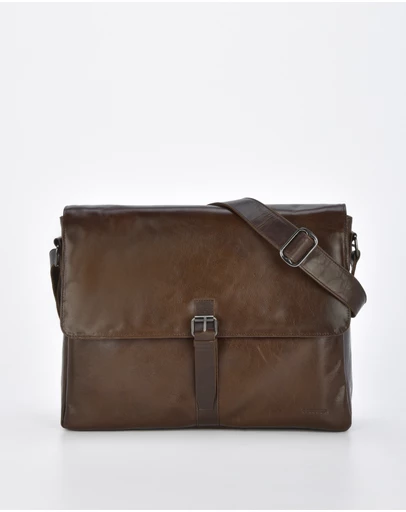 Cobb & Co - Windsor RFID Leather Business Satchel