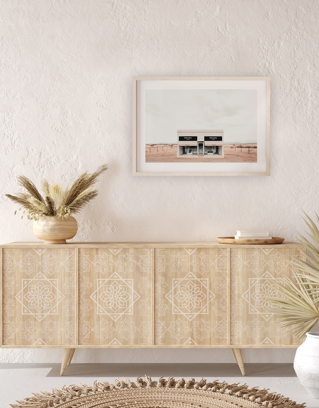 Olive et Oriel - Prada Marfa Art Print