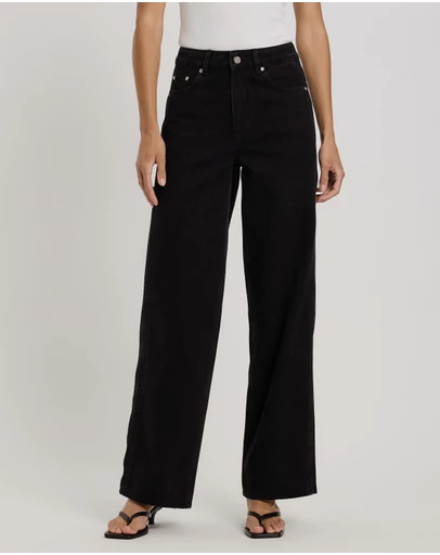 Atmos&Here - Charlize Wide Leg Jeans