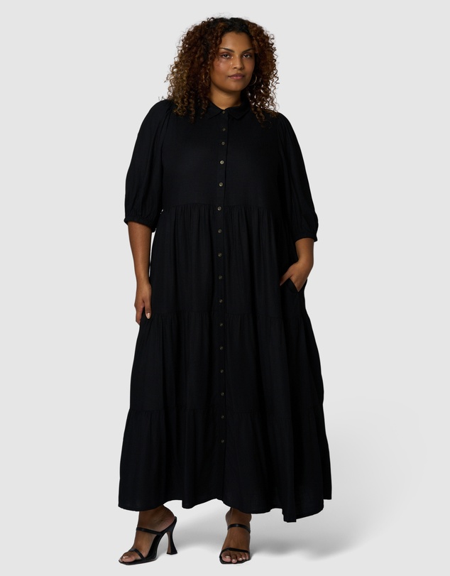 Sunday In The City - Wild Halo Midi Shirt Dress