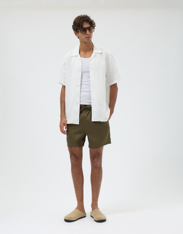 AERE - Euro Resort Linen Shorts