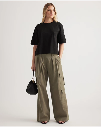 Decjuba - Allegra Cropped Boxy Tee