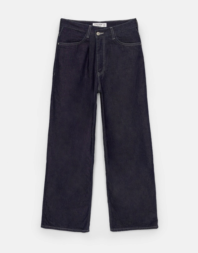 Pull&Bear - Super Baggy Jeans With Crossover Waistband